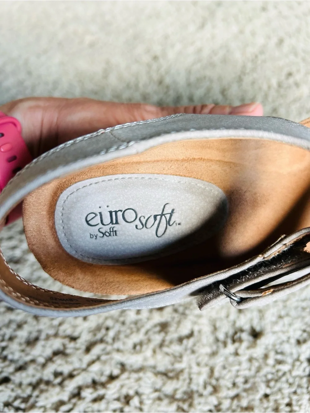 Comfort Cork Wedge Sandals in Light Beige - Adjustable Strappy Women’s Wedges